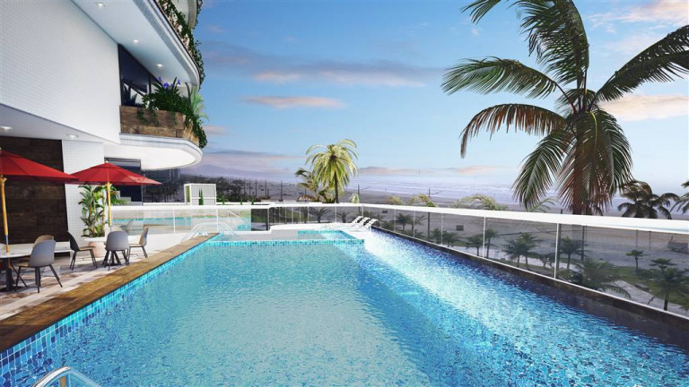 Apartamento com 2 Quartos à Venda, 91 m² em Caiçara - Praia Grande