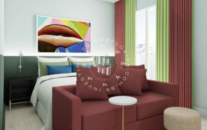 Imagem Imóvel com 1 Quarto à Venda, 19 m² em Centro - Florianópolis Imagem Imóvel com 1 Quarto à Venda, 19 m² em Centro - Florianópolis