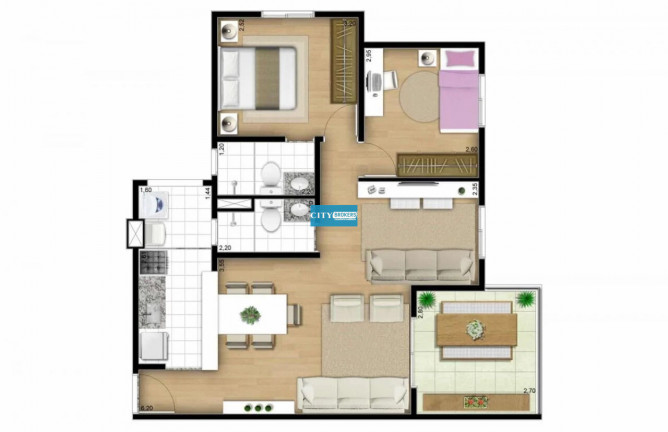 Imagem Apartamento com 3 Quartos à Venda, 69 m² em Vila Das Mercês - São Paulo