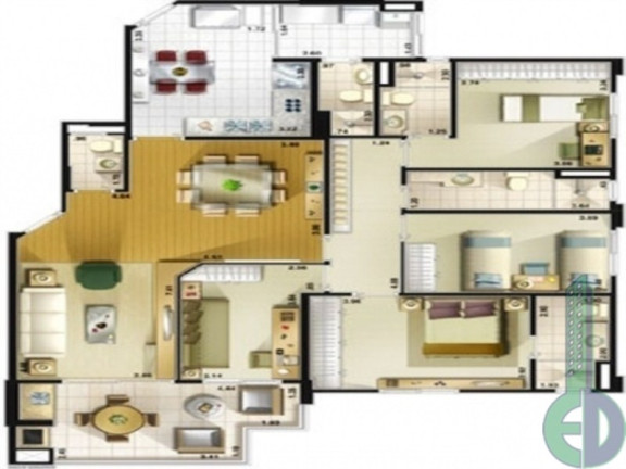 Imagem Imóvel com 3 Quartos à Venda, 133 m² em Santa Paula - São Caetano Do Sul Imagem Imóvel com 3 Quartos à Venda, 133 m² em Santa Paula - São Caetano Do Sul