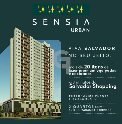 Imagem Apartamento com 2 Quartos à Venda, 61 m² em Stiep - Salvador Imagem Apartamento com 2 Quartos à Venda, 61 m² em Stiep - Salvador