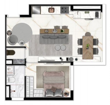 Imagem Studio com 1 Quarto à Venda, 25 m² em Vila Clementino - São Paulo Imagem Studio com 1 Quarto à Venda, 25 m² em Vila Clementino - São Paulo