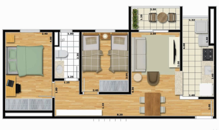 Imagem Imóvel com 2 Quartos à Venda, 52 m² em Wanel Ville - Sorocaba Imagem Imóvel com 2 Quartos à Venda, 52 m² em Wanel Ville - Sorocaba