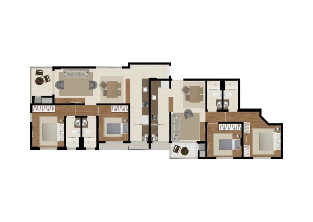 Imagem Apartamento com 2 Quartos à Venda, 63 m² em Maracanã - Foz Do Iguaçu