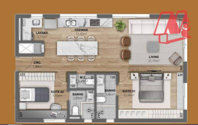 Imagem Apartamento com 2 Quartos à Venda, 88 m² em Auxiliadora - Porto Alegre Imagem Apartamento com 2 Quartos à Venda, 88 m² em Auxiliadora - Porto Alegre