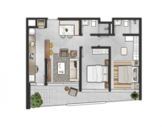 Imagem Apartamento com 2 Quartos à Venda, 149 m² em Centro - Torres Imagem Apartamento com 2 Quartos à Venda, 149 m² em Centro - Torres