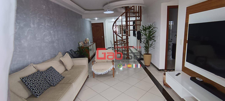 Imagem Cobertura com 3 Quartos para Alugar, 280 m² em Braga - Cabo Frio Imagem Cobertura com 3 Quartos para Alugar, 280 m² em Braga - Cabo Frio