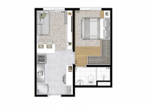 Imagem Apartamento com 1 Quarto à Venda, 27 m² em Vila Guilherme - São Paulo