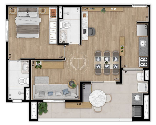 Imagem Apartamento com 2 Quartos à Venda, 63 m² em Lapa - São Paulo