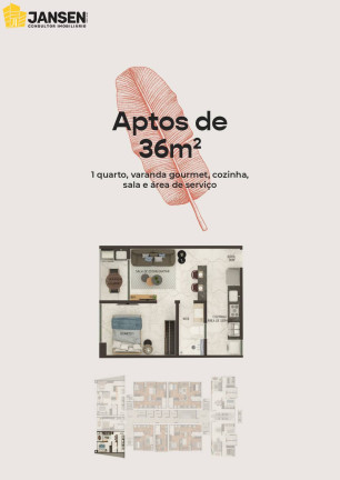 Imagem Apartamento com 1 Quarto à Venda, 36 m² em Manaíra - João Pessoa