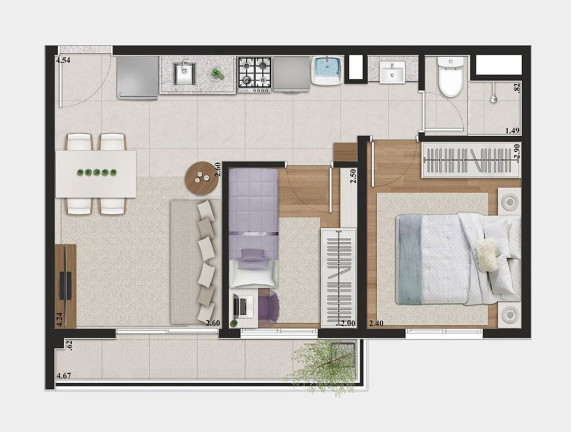 Imagem Cobertura com 2 Quartos à Venda, 56 m² em Parque Do Carmo - São Paulo Imagem Cobertura com 2 Quartos à Venda, 56 m² em Parque Do Carmo - São Paulo