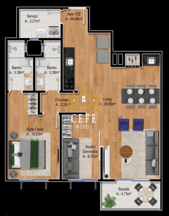 Imagem Imóvel com 2 Quartos à Venda, 67 m² em Floresta - Gramado Imagem Imóvel com 2 Quartos à Venda, 67 m² em Floresta - Gramado
