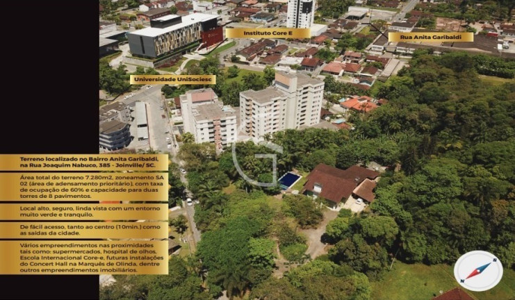 Imagem Terreno à Venda, 7.280 m² em Anita Garibaldi - Joinville