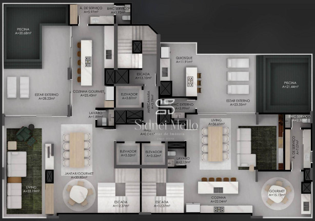 Imagem Cobertura com 4 Quartos à Venda, 353 m² em 2 Quadra Centro - Balneário Camboriú