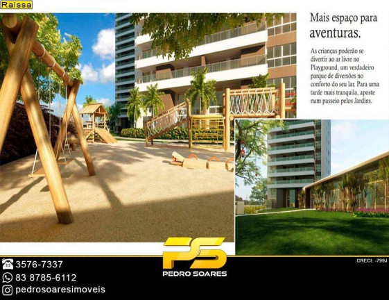 Imagem Apartamento com 4 Quartos à Venda, 127 m² em Altiplano Cabo Branco - João Pessoa