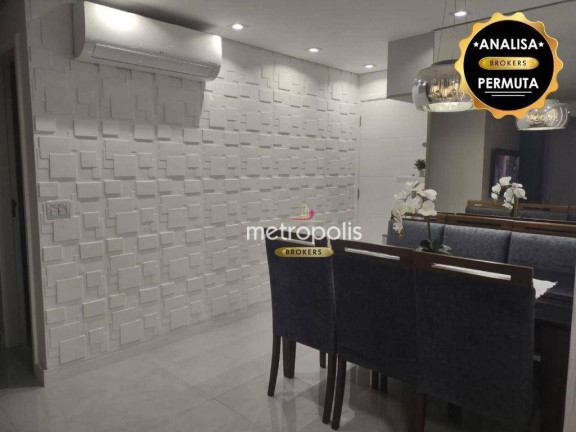 Apartamento com 2 Quartos à Venda, 63 m² em Osvaldo Cruz - São Caetano Do Sul