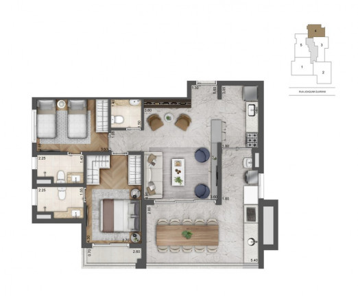 Imagem Apartamento com 2 Quartos à Venda, 110 m² em Brooklin - São Paulo Imagem Apartamento com 2 Quartos à Venda, 110 m² em Brooklin - São Paulo