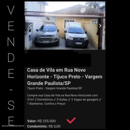 Casa à Venda,  em Tijuco Preto