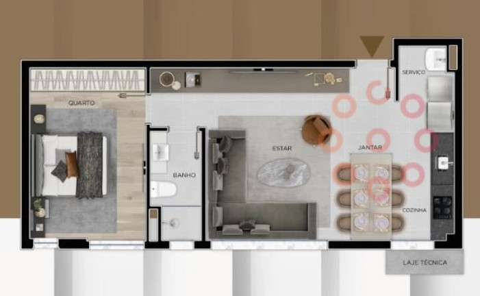 Imagem Apartamento com 1 Quarto à Venda, 56 m² em Santo Agostinho - Belo Horizonte