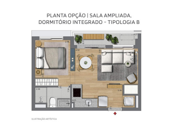 Imagem Apartamento com 2 Quartos à Venda, 36 m² em Alto Da Boa Vista - São Paulo Imagem Apartamento com 2 Quartos à Venda, 36 m² em Alto Da Boa Vista - São Paulo