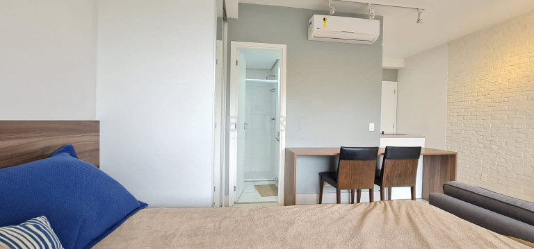 Imagem Apartamento com 1 Quarto para Alugar, 40 m² em Brooklin - São Paulo Imagem Apartamento com 1 Quarto para Alugar, 40 m² em Brooklin - São Paulo