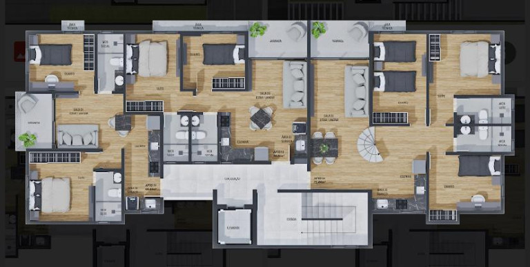 Imagem Apartamento com 3 Quartos à Venda, 75 m² Imagem Apartamento com 3 Quartos à Venda, 75 m²