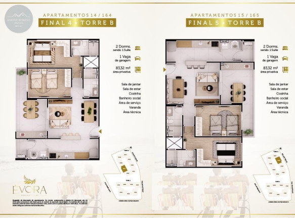 Imagem Imóvel com 2 Quartos à Venda, 84 m² em Flórida - Praia Grande