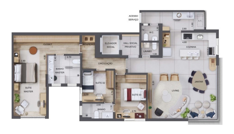 Imagem Cobertura com 3 Quartos à Venda, 184 m² em Perdizes - São Paulo