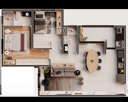 Imagem Imóvel com 2 Quartos à Venda, 57 m² em Vila Cecília - Mogi Das Cruzes