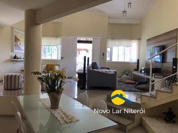 Imagem Casa de Condomínio com 3 Quartos à Venda, 245 m² em Sapê - Niterói Imagem Casa de Condomínio com 3 Quartos à Venda, 245 m² em Sapê - Niterói