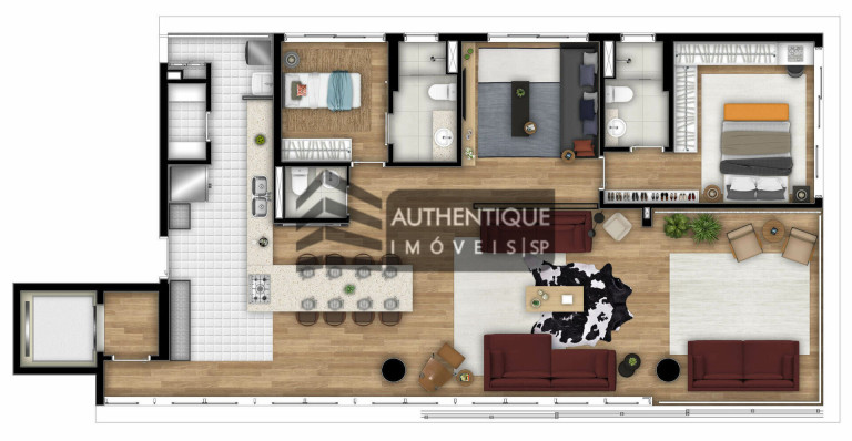 Imagem Cobertura com 3 Quartos à Venda, 361 m² em Jardins - São Paulo