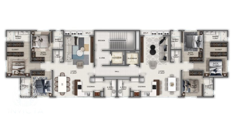 Imagem Apartamento com 3 Quartos à Venda, 110 m² em Pioneiros - Balneário Camboriú Imagem Apartamento com 3 Quartos à Venda, 110 m² em Pioneiros - Balneário Camboriú