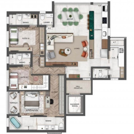Imagem Apartamento com 2 Quartos à Venda, 88 m² em Perdizes - São Paulo Imagem Apartamento com 2 Quartos à Venda, 88 m² em Perdizes - São Paulo