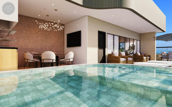 Imagem Apartamento com 3 Quartos à Venda, 129 m² em Canto Do Forte - Praia Grande