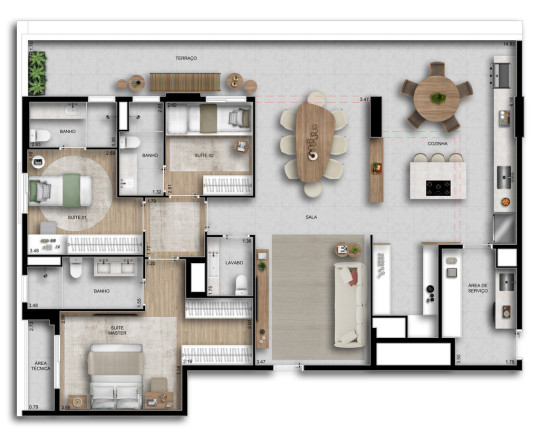 Imagem Imóvel com 3 Quartos à Venda, 151 m² em Vila Clementino - São Paulo
