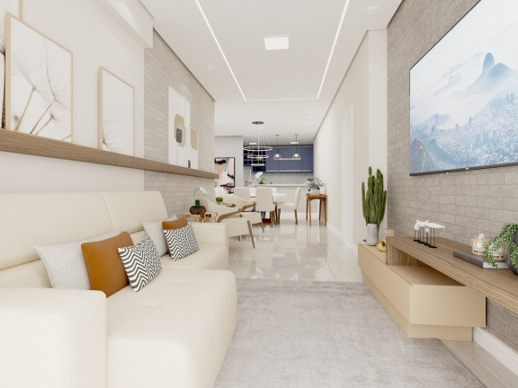Imagem Apartamento com 2 Quartos à Venda, 76 m² em Jardim Caiahu - Mongaguá