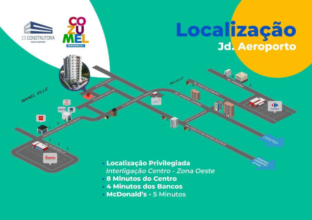 Apartamento com 2 Quartos à Venda, 45 m² em Vila Aeroporto - Sorocaba