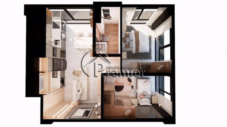 Imagem Apartamento com 1 Quarto à Venda, 40 m² em Centro - Indaiatuba Imagem Apartamento com 1 Quarto à Venda, 40 m² em Centro - Indaiatuba