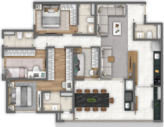 Imagem Apartamento com 3 Quartos à Venda, 100 m² em Chácara Klabin - São Paulo