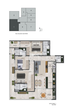 Imagem Apartamento com 1 Quarto à Venda, 50 m² em Itaguá - Ubatuba