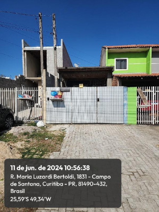 Imagem Casa com 2 Quartos à Venda, 74 m² em Campo De Santana - Curitiba Imagem Casa com 2 Quartos à Venda, 74 m² em Campo De Santana - Curitiba