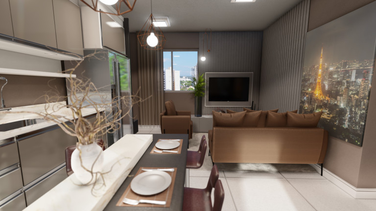 Imagem Apartamento com 2 Quartos à Venda, 67 m² em Integração - Passo Fundo