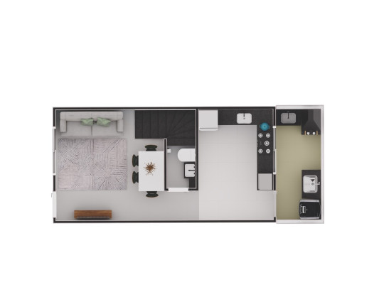 Imagem Casa com 2 Quartos à Venda, 43 m² em Ocian - Praia Grande