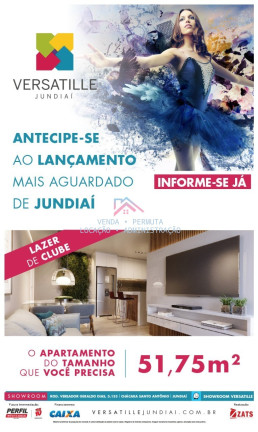 Imagem Apartamento com 2 Quartos à Venda, 51 m² em Parque Centenário - Jundiaí Imagem Apartamento com 2 Quartos à Venda, 51 m² em Parque Centenário - Jundiaí