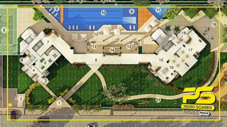 Imagem Apartamento com 3 Quartos à Venda, 127 m² em Altiplano Cabo Branco - João Pessoa