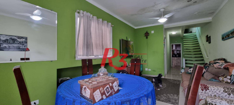 Imagem Sobrado com 3 Quartos à Venda, 98 m² em Encruzilhada - Santos Imagem Sobrado com 3 Quartos à Venda, 98 m² em Encruzilhada - Santos