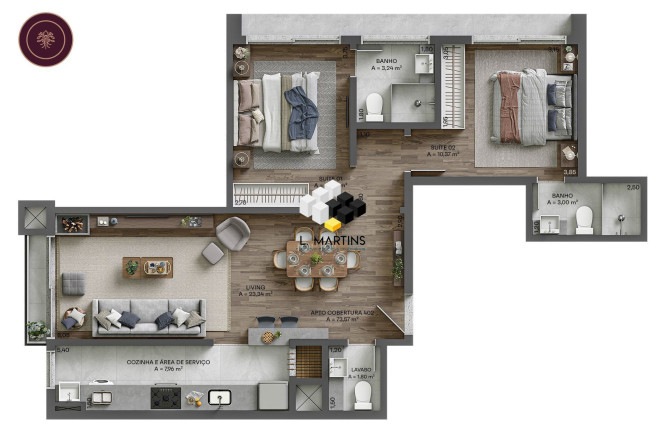 Imagem Apartamento com 1 Quarto à Venda, 51 m² em Carniel - Gramado Imagem Apartamento com 1 Quarto à Venda, 51 m² em Carniel - Gramado
