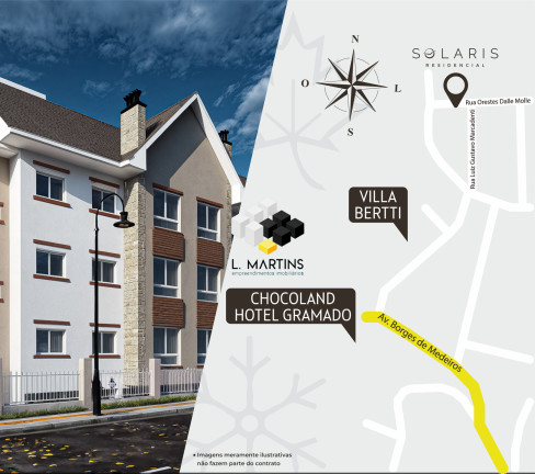 Imagem Apartamento com 2 Quartos à Venda, 59 m² em Moura - Gramado