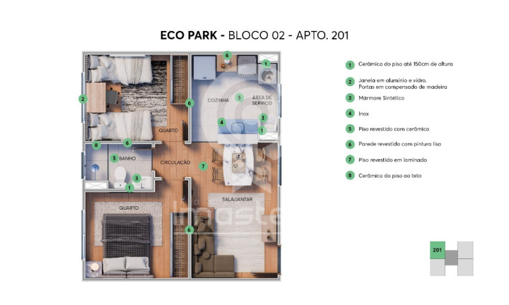 Imagem Apartamento com 2 Quartos à Venda, 41 m² em Urucunema - Eusébio Imagem Apartamento com 2 Quartos à Venda, 41 m² em Urucunema - Eusébio