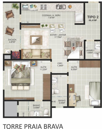 Imagem Apartamento com 2 Quartos à Venda, em Praia Dos Amores - Balneário Camboriú Imagem Apartamento com 2 Quartos à Venda, em Praia Dos Amores - Balneário Camboriú